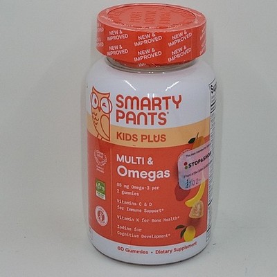 Kids Plus, Multi & Omegas Gummies, Lemon, Orange, and Strawberry 60 EXP Jan/2027