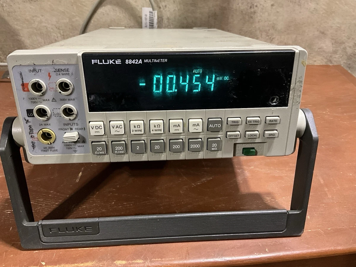 て*！様 (2)FLUKE 8842A デジタルマルチメーター中古 Fluke 8842a for sale - eBay