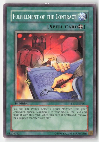 Fulfillment of the Contract [1st Edition] FET-EN046 card