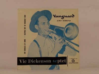 VIC DICKENSON SEPTET SIR CHARLES AT HOME (94) 2 Track 7'' Single including Pictur