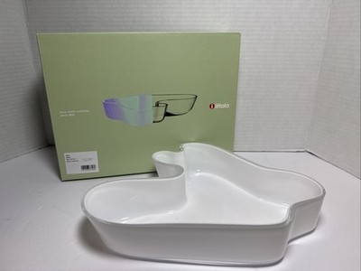Iittala Alvar Aalto Collection White Glass Bowl 50x262mm /10.31 in x 1.97 in