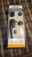 Schlage Front Entry Handleset w Deadbolt Brushed Bronze Keyed One Sided