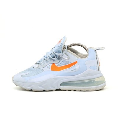 Nike Damen Air Max 270 React Schuh Hellblau/Orange Atmungsaktiv Sneaker EU 37.5