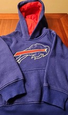 NFL Team Apparel Buffalo Bills Retro Blue Hoodie Toddler 2t Pullover Sweatshirt