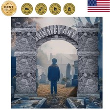 15 Pcs Halloween Cemetery Graveyard Decor Trunk or Treat Kit