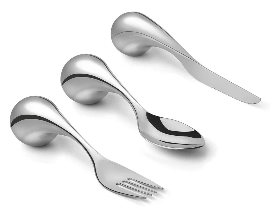 Amefa Integrale Besteck Seniorenbesteck Gabel, Löffel, Messer Parkinsonbesteck