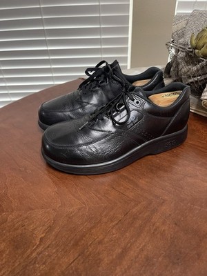 SAS Men's Shoes Time Out Black Comfort Tie Sneaker 8.5 W3 Wide Width