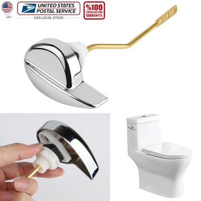 2PCS Universal Easy Use Side Mount Toilet Flush Lever Handle Angle Toilet Handle