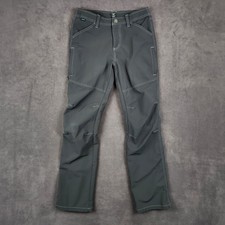 Kuhl Renegade Pants Boys Large 14 16 Gray Outdoor Hiking Lightweight Stretch