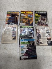 Car Stereo Review 1990s Car Audio Entertainment Magazines Lot Of 7 