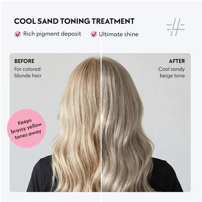 Cool Sand Blonde Hair Gloss - Color Depositing Conditioner