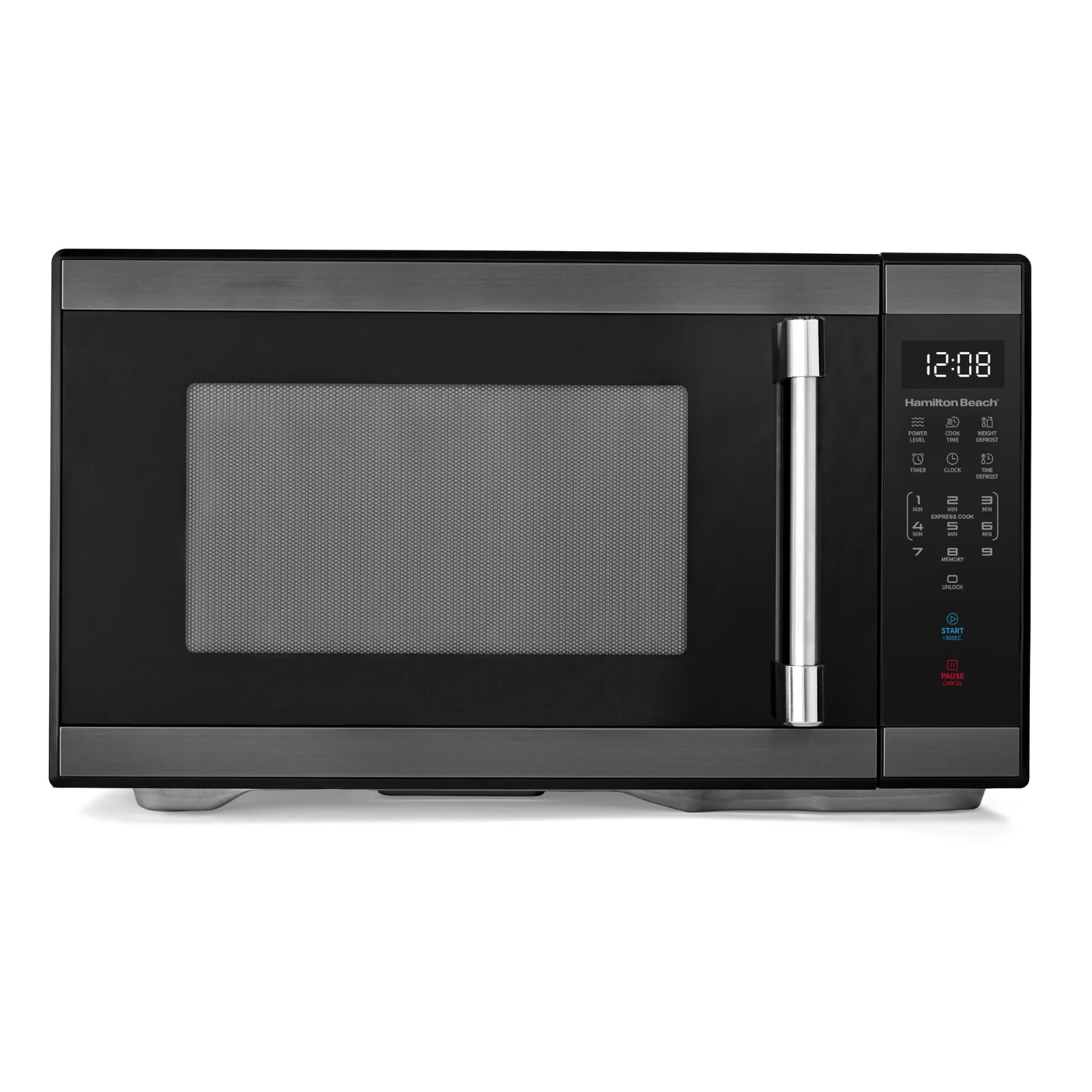 Hamilton Beach 1.1 Cu Ft Microwave Oven 1000W Digital Stainless Steel