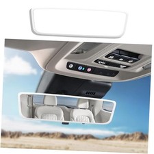 Car Rear View Mirror Protector Frame, Rearview Mirror Edge Cover, White