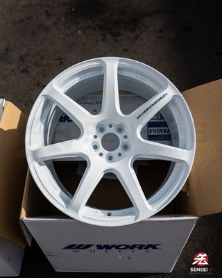 Work Emotion T7R 1P / 18x9.5 +38 / 5x100 / White / BRZ FRS GR86 ZN6 FT86