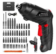 Electric Drill Screwdriver,47in1 Portable Cordless Screwdriver Set ,90 Degrees