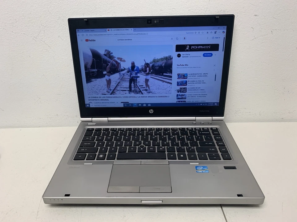Portátil HP EliteBook 8460P 14" i5-2520M 2,5 GHz 4 GB Ram 120 GB SSD Wind 10 Foto 3 de 4