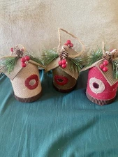 Winter Wonder Lane Rustic Bird Houses