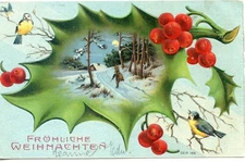 POSTCARD / FANTASY / WAFFLE / MERRY CHRISTMAS / MERRY CHRISTMAS