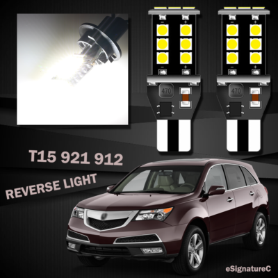 #ad #ad 2 x Backup Reverse Light 921 T15 LED Bulb For 2001 2013 Acura MDX White $11.97