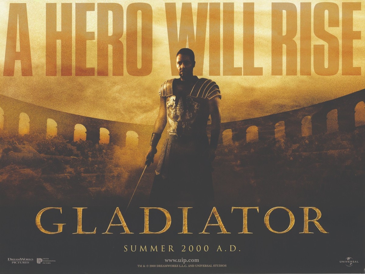 Gladiator movie poster - Russell Crowe, Ridley Scott - 12 x 16 inches | eBay