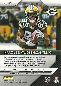 2018 Panini Prizm #240 Marquez Valdes-Scantling NM | eBay