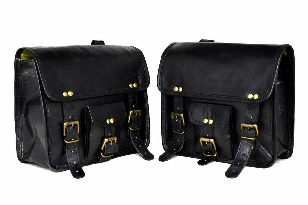 Sacoches de selle similicuir, 27 litres Sacoches de selle similicuir, 27 litres