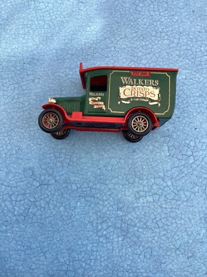 Walkers Crisps Van grün 1/43 Lledo Sammler Diecast