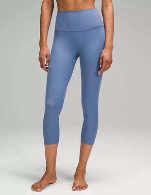 Lululemon Align ribbed HR Pant crop 23” Size 14 Color： OASB