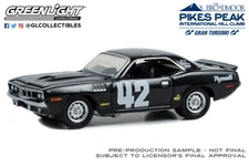Greenlight Pikes Peak Hill Climb #42 Jess Neal 1971 Plymouth ‘Cuda 13330-D