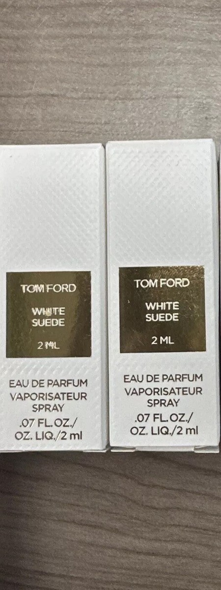 TOM FORD WHITE SUEDE 2ml 箱付き Lot 2X TOM FORD WHITE SUEDE Eau De Pafum EDP SPRAY 0.07oz 2 ml