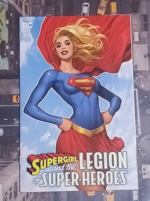 SUPERGIRL AND THE LEGION OF SUPERHEROES DAVID NAKAYAMA EXCLUSIVE NM