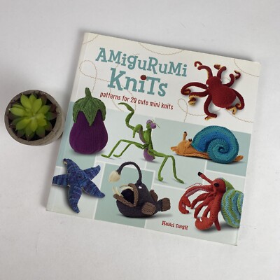 Amigurumi 20 Mini Knits KNITTING Patterns Praying Mantis Crab Octopus Spider LN