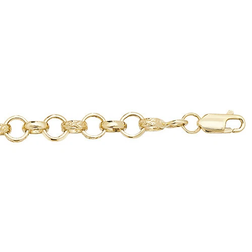 9ct gold baby belcher bracelet sale