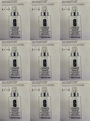 9 x Clinique Dramatically Different Hydrating Jelly Sample Card - White