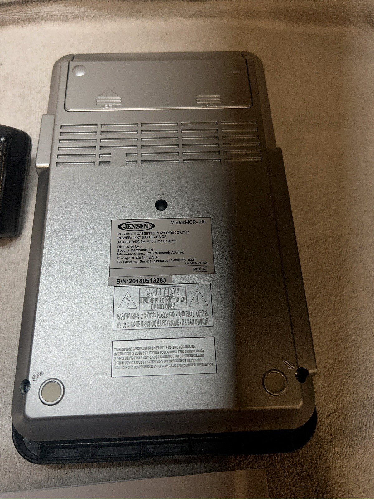 Jensen MCR100 cassette recorder/player [New ] 731215348433 eBay