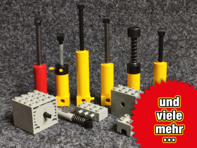 Lego TECHNIC Elemente - VARIANTEN - Pneumatic Zylinder Stoßdämpfer Pumpe - I2