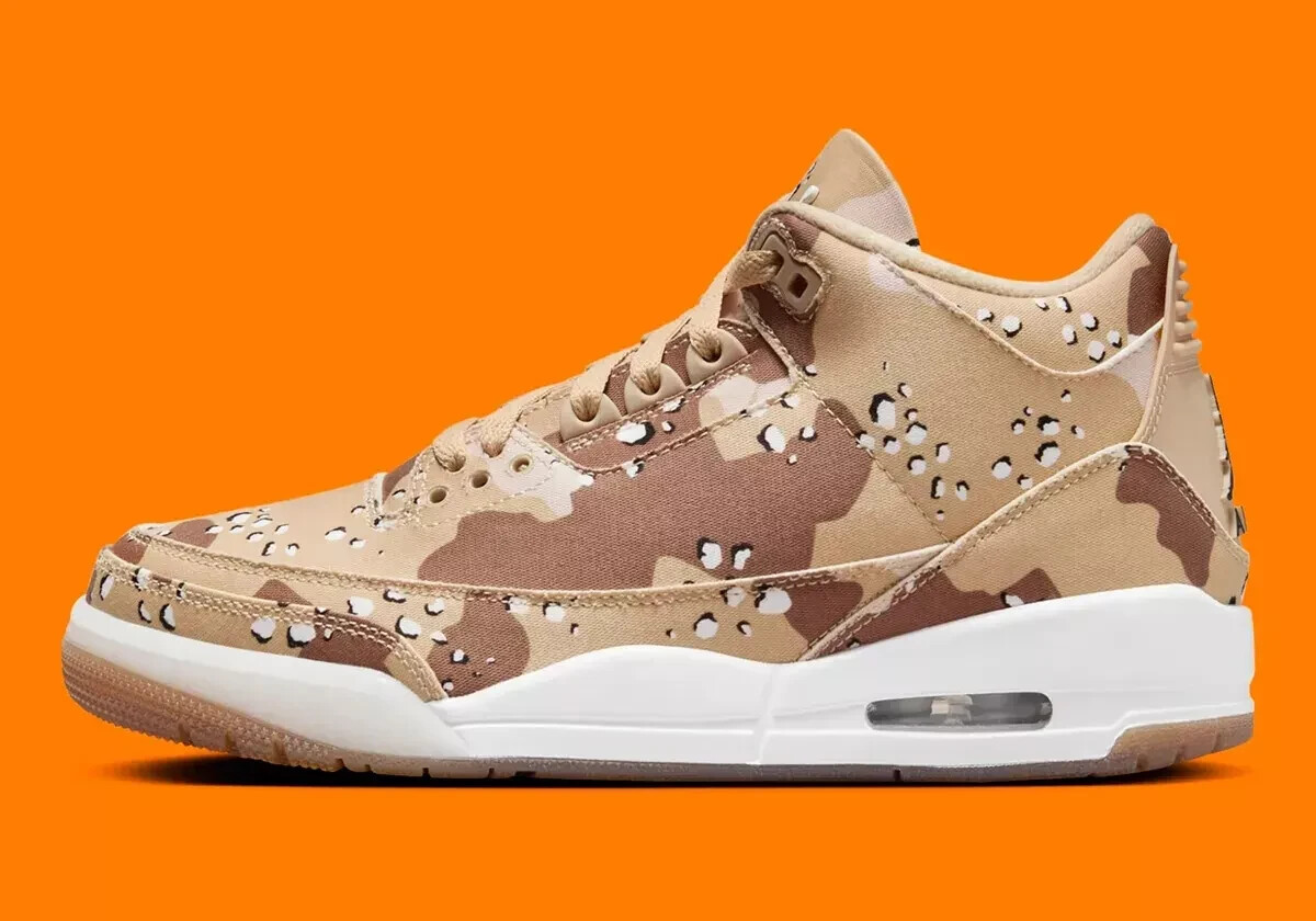 Size 7.5 - WNBA x Air Jordan 3 Retro Desert Camo W for sale online 