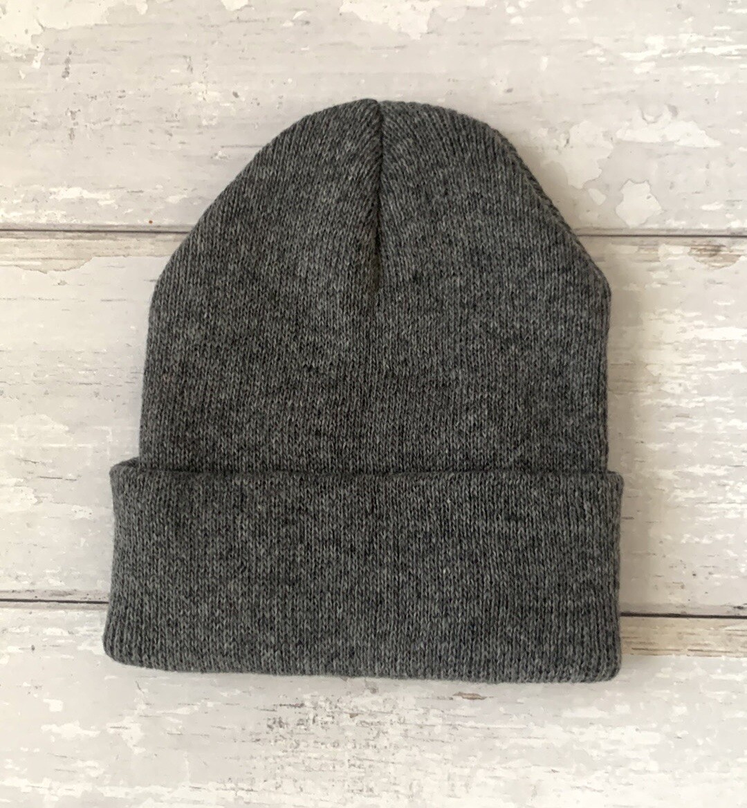 Zara Kids Gray Knit Beanie Unisex Boys Girls Winter Hat Fits Kids
