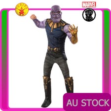 Mens Deluxe Thanos Costume Avengers 4 Adult Endgame Marvel Superhero Jumpsuit