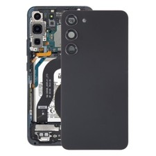 For Samsung Galaxy S23 SM-S916B OEM Glass Battery Back Cover Camera Lens Black
