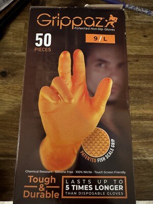 Gloves Nitrile, Compatible Touch Screen, Size:  LX50 - Grippaz