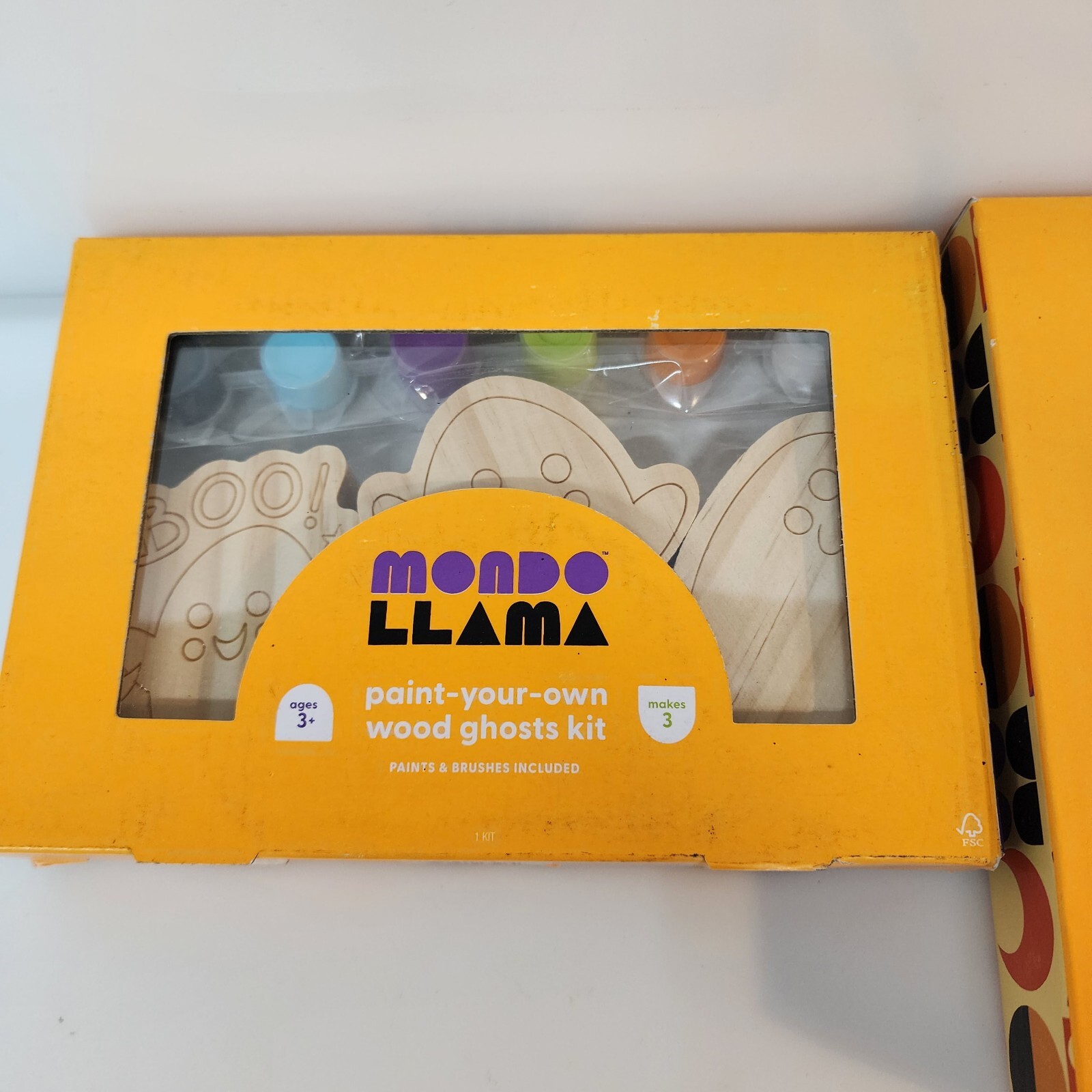 2 Target Mondo Llama Halloween Craft Raw Wood Witch Ghosts Potion Paint Crafts