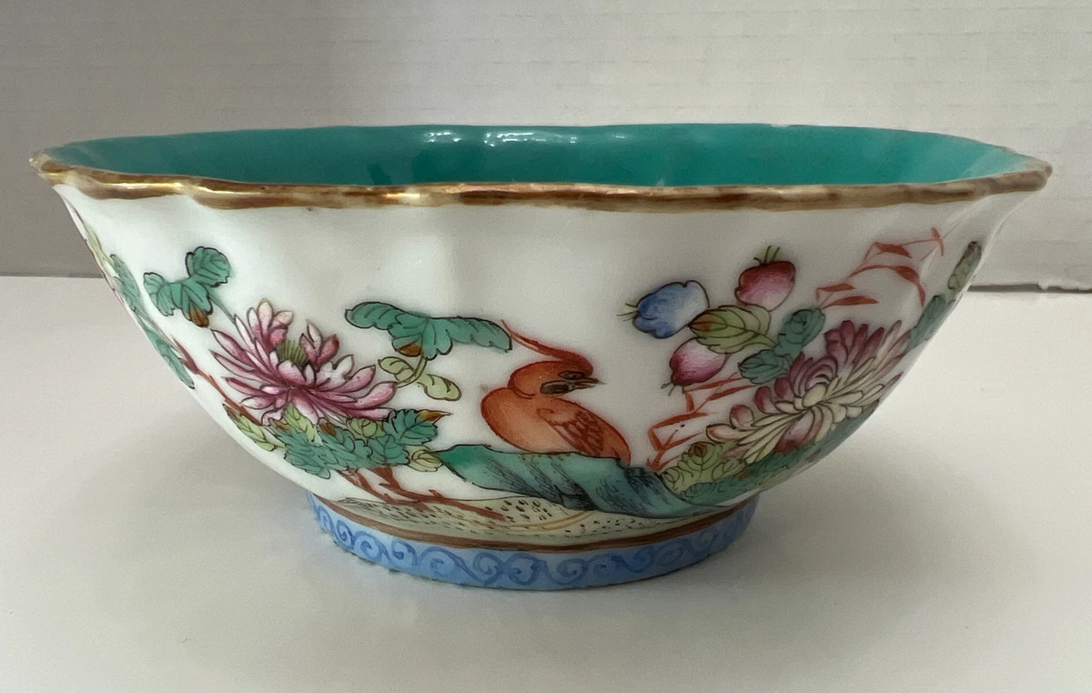 中国古美術 旧藏 清代風 珐琅彩 粉彩 花鳥瓷器 盤 碗 純手描き 飾皿 時代物 陶瓷古董原始1940 年后中国风盘子| eBay
