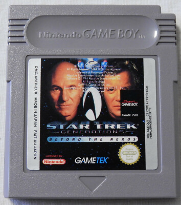 Nintendo Gameboy Star Trek Generations Beyond The Nexus 1994 (145)