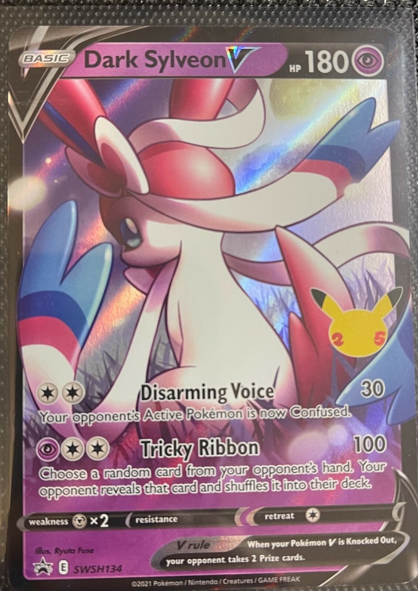 Pokemon TCG Celebrations Promo Cards M/NM Dark Sylveon V or Zacian