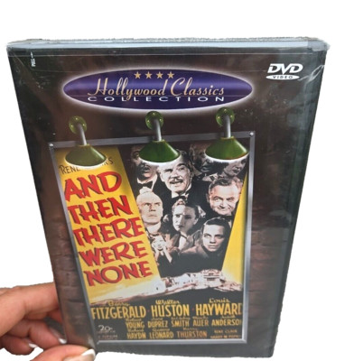 And Then There Were None DVD Movie Based on Agatha Christie Book NEW Sealed P