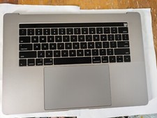 Apple MacBook Pro 15 A1707 2016 2017 Touch Bar Top Case Gray Grade A Read