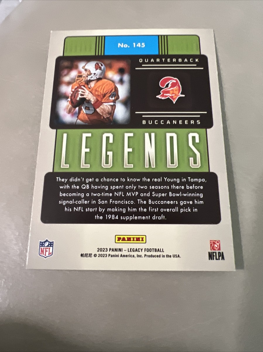 2023 Panini Legacy Steve Young #145 Tampa Bay Buccaneers | eBay