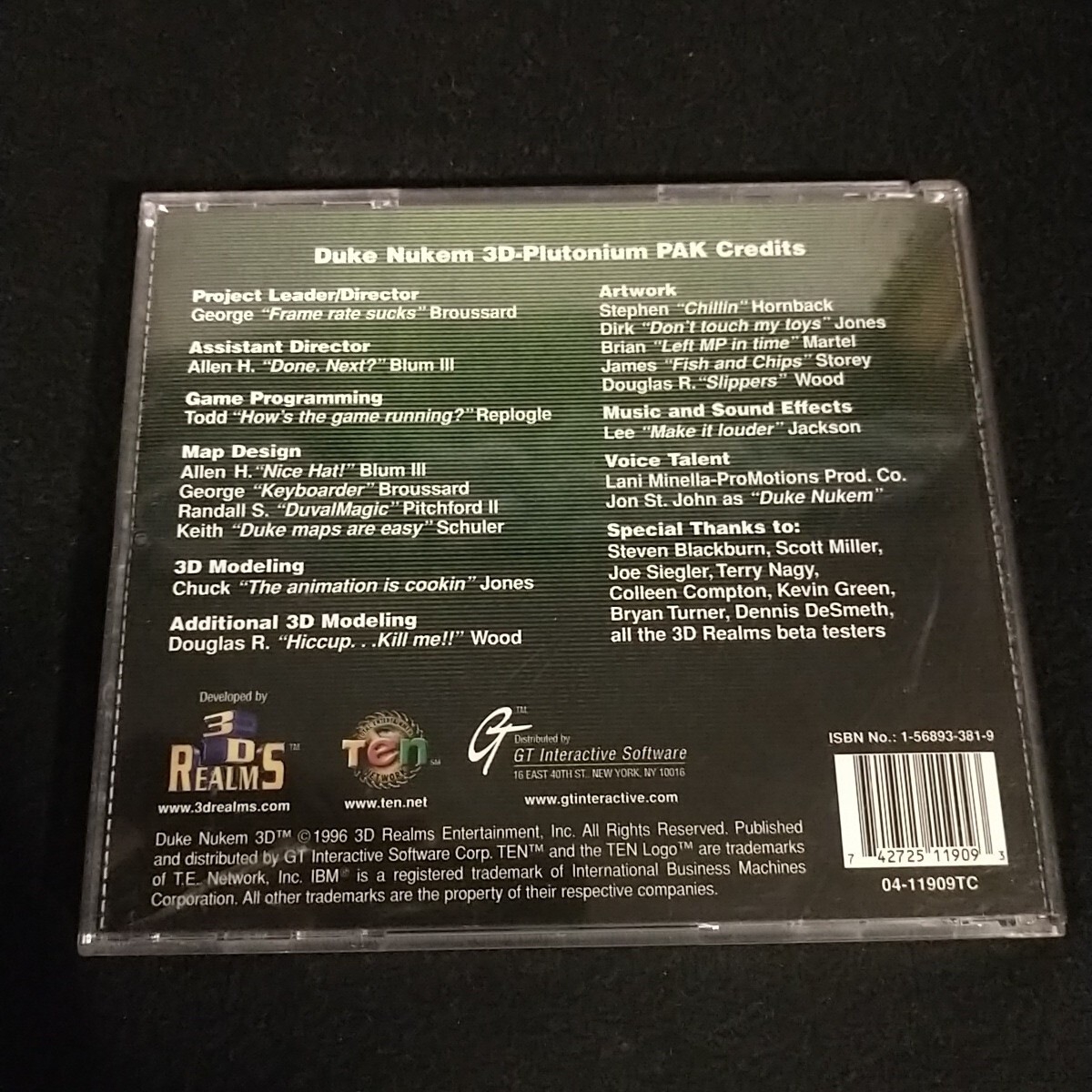 Duke Nukem 3D Plutonium Expansion Pak PC 1996