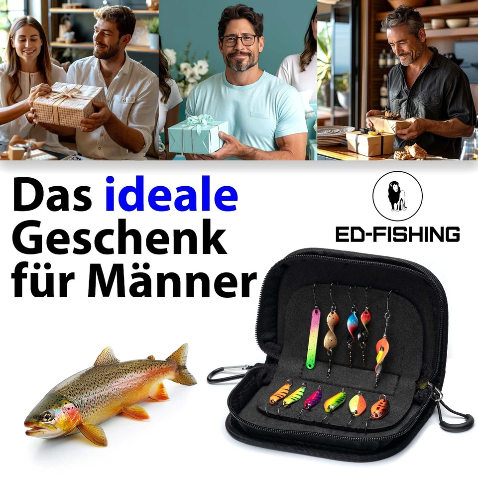 Forellenköder Sortiment Spoons Forelle Twist Spoons gedrehte Spoons Neuheit - Bild 3 von 4